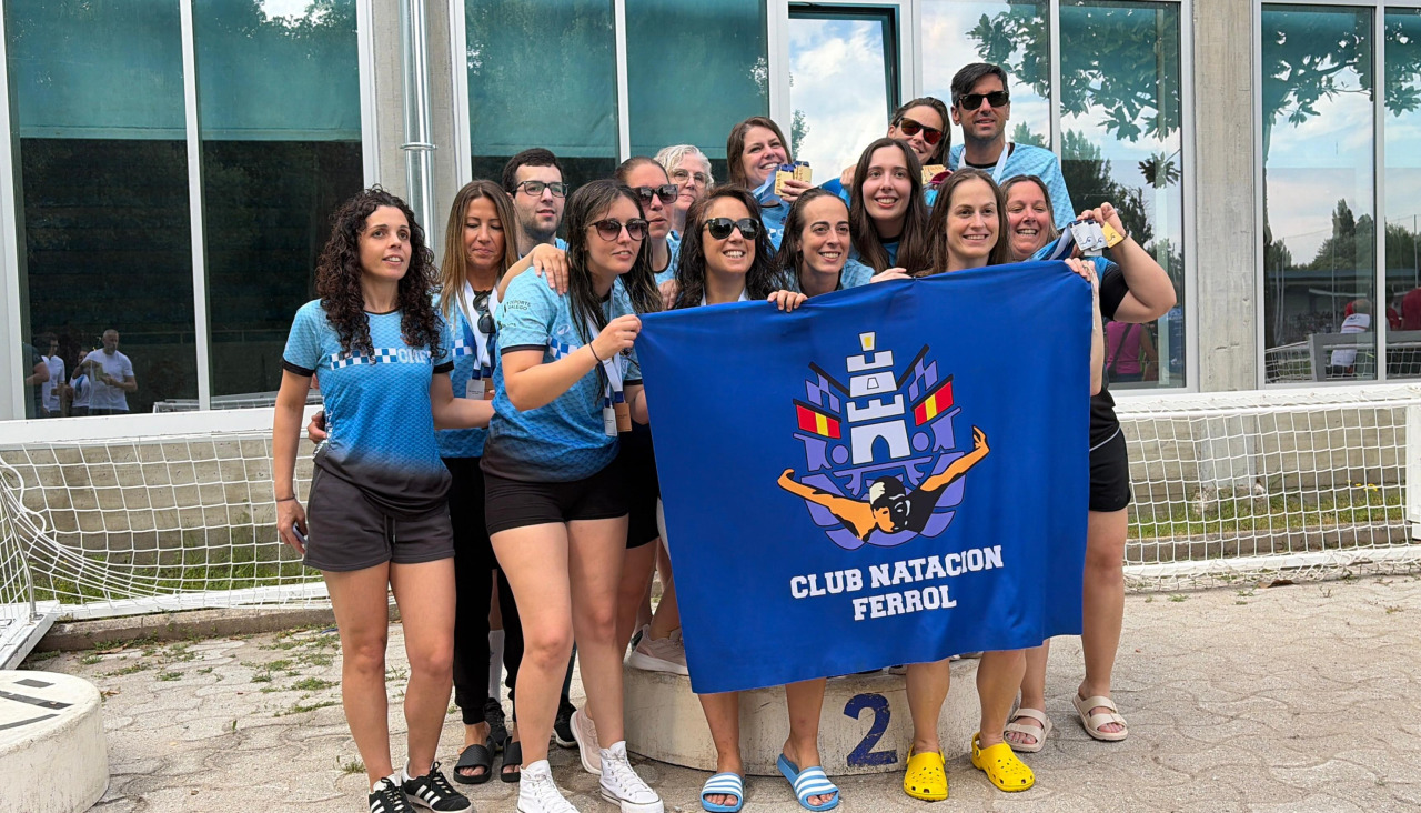 El equipo veterano del club de Caranza