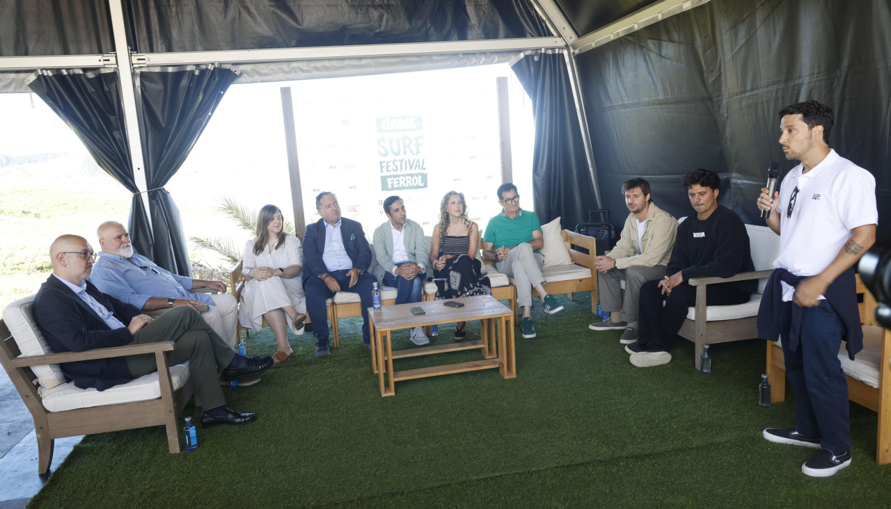 camping As Cabazas, se celebra la presentación del Gadis Surf Festival Ferrol de surf