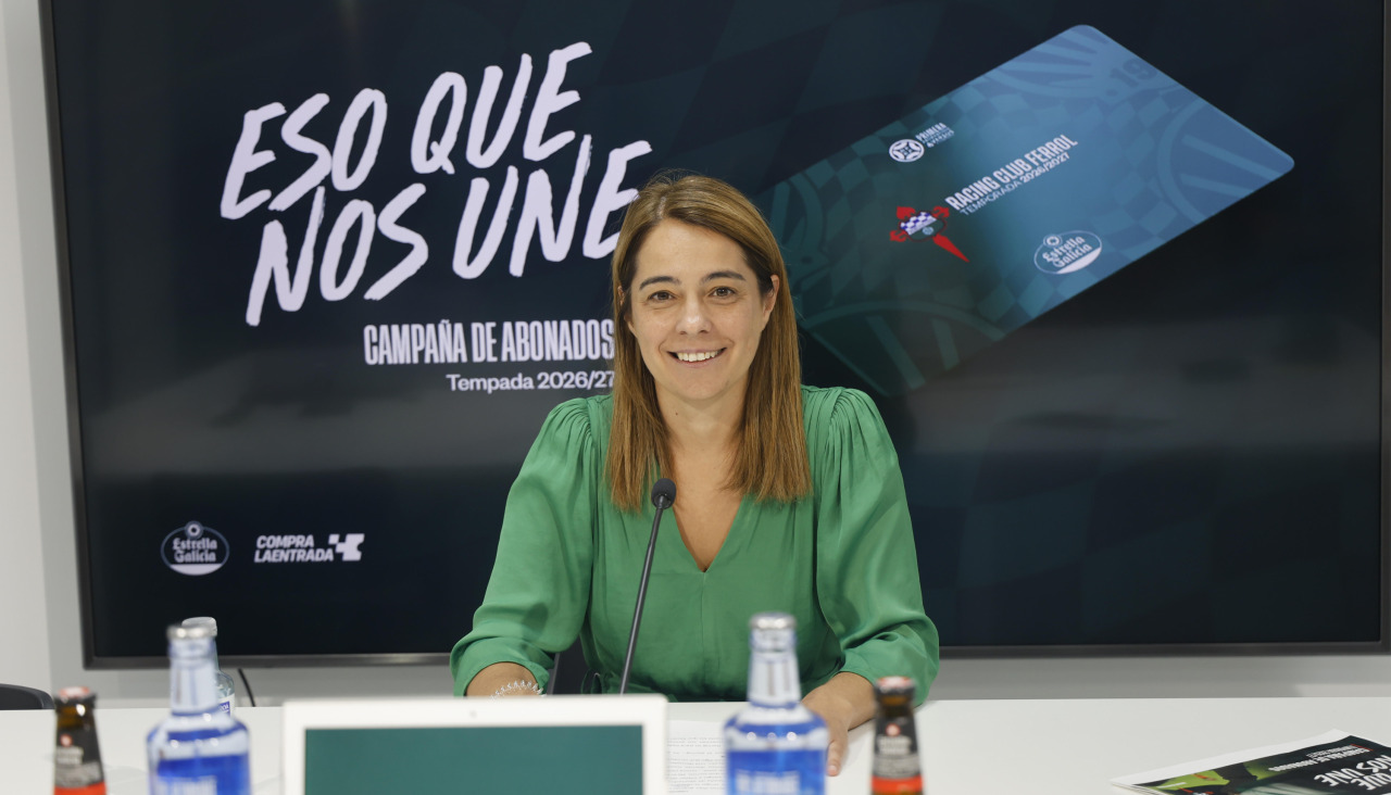Cristina Valiño, durante la presentación de la nueva campaña