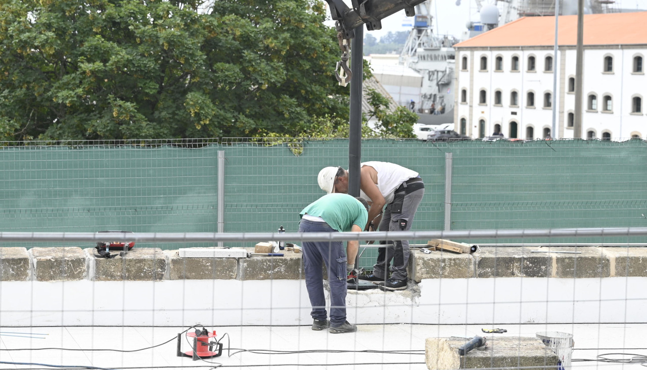bastidores en Irmandiños
