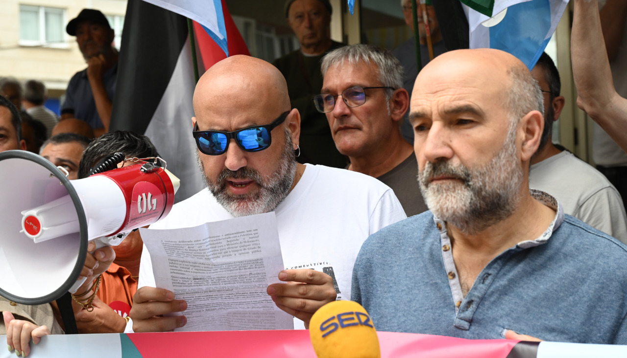 Juzgados de Ferrol concentración de apoyo a Bruno