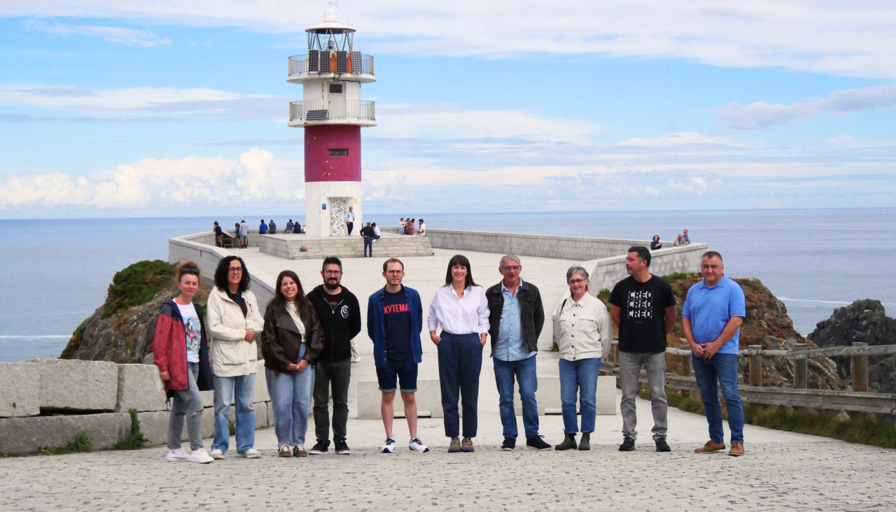 Ana Pontón en el Xeoparque Cabo Ortegal