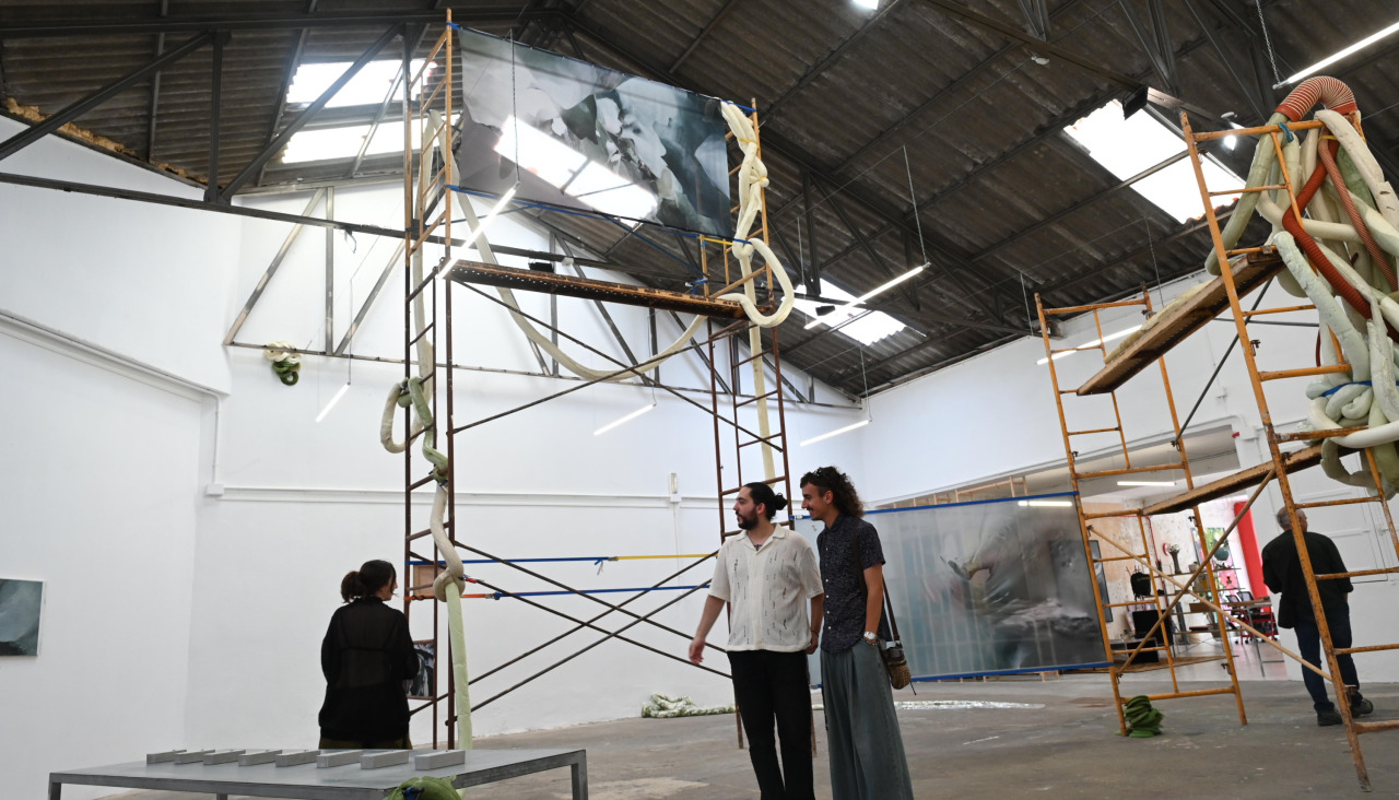 La galería Sarao con la obra de Hugo Saliente Gil, 'Sumidera'