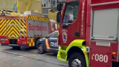 Operativo de rescate en el Ensanche A