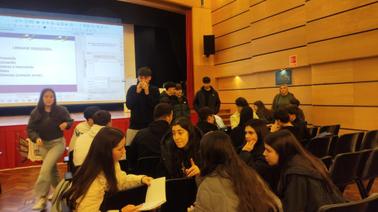 Escolares naroneses en Betanzos