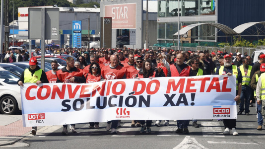 Huelga del metal en Ferrolterra
