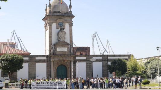 Manifestación persoal civil de Defensa