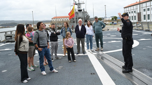 Arsenal de Ferrol Día de puertas abiertas visita a la fragata Méndez Núñez
