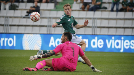 Partido entre el Racing Club Ferrol y el Pontevedra CF