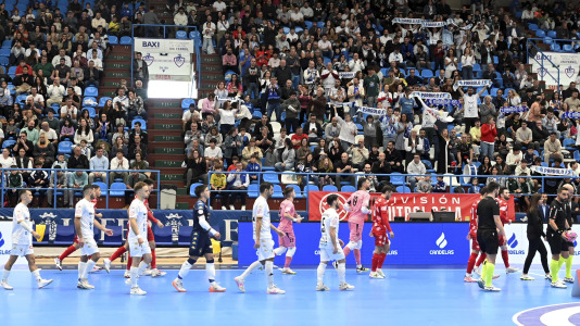 Fútbol sala. O Parrulo contra El Pozo
