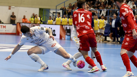 Fútbol sala. O Parrulo contra El Pozo