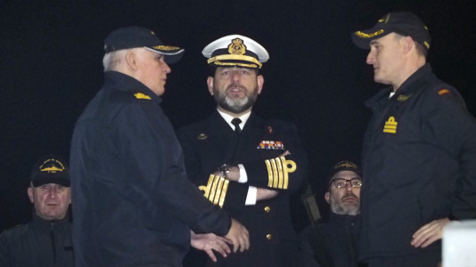 Partida de la fragata Juan de Borbón F-102