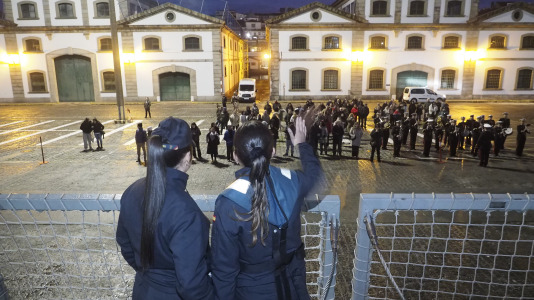 Partida de la fragata Juan de Borbón F-102