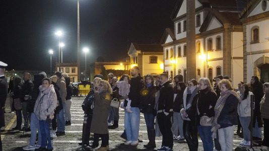 Partida de la fragata Juan de Borbón F-102