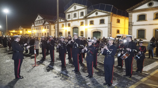 Partida de la fragata Juan de Borbón F-102