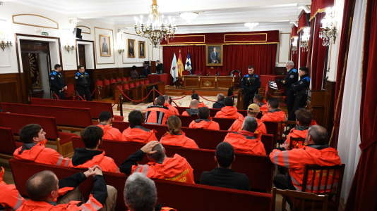 Momento de la sesión plenaria celebrada esta tarde