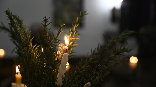 Festividad de la Candelaria en el santuario de las Angustias