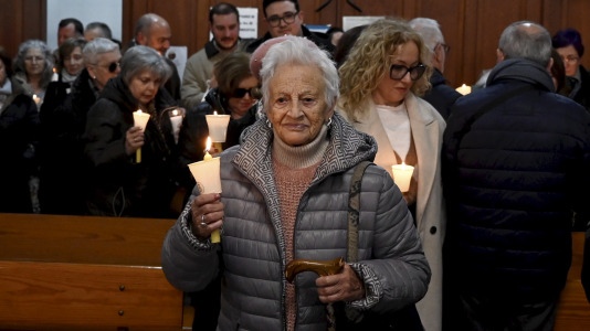 Festividad de la Candelaria en el santuario de las Angustias