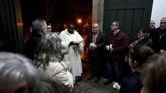 Festividad de la Candelaria en el santuario de las Angustias