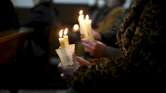 Festividad de la Candelaria en el santuario de las Angustias