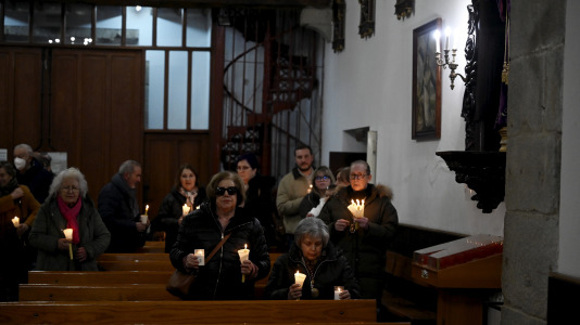 Festividad de la Candelaria en el santuario de las Angustias