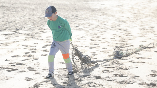Limpieza playa de Doniños