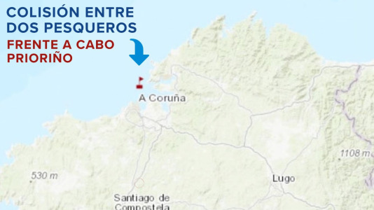 zona de choque de los pesqueros