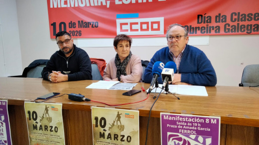 Rolda de prensa CCOO 10 de Marzo
