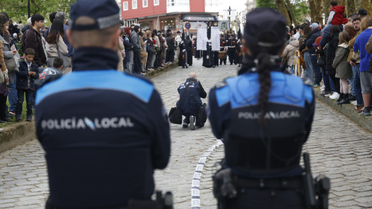 procesión de la Caridad y Silencio Cofradía Las AngustiasSemana Santa Ferrol 2026