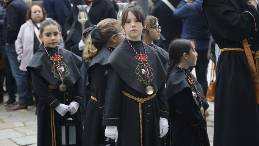 procesión de la Caridad y Silencio Cofradía Las AngustiasSemana Santa Ferrol 2026