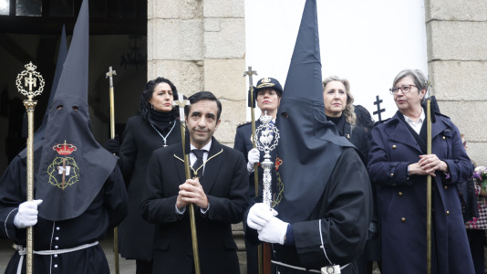 procesión de la Caridad y Silencio Cofradía Las AngustiasSemana Santa Ferrol 2026