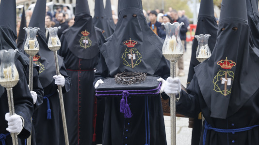 procesión de la Caridad y Silencio Cofradía Las AngustiasSemana Santa Ferrol 2026