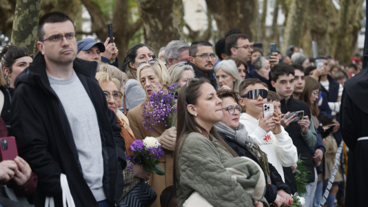 procesión de la Caridad y Silencio Cofradía Las AngustiasSemana Santa Ferrol 2026