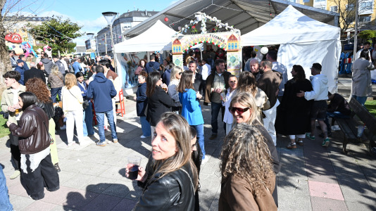 Alguno de los momentos vividos este sábado en la Feria de Abril de Narón