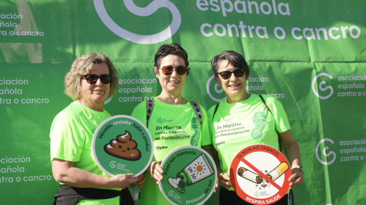 Pontedeume  andaina contra el cáncer