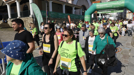 Pontedeume  andaina contra el cáncer