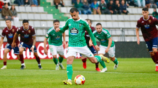 Tejera, justo antes de lanzar el penalti
