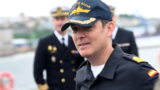 Base Naval de A Graña despedida de la Alvaro de Bazan F 101