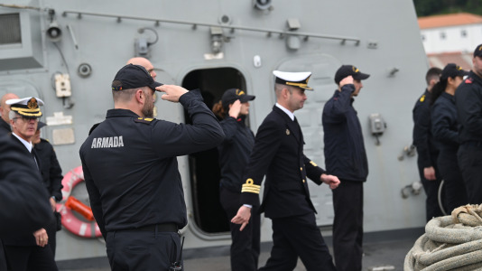 Base Naval de A Graña despedida de la Alvaro de Bazan F 101