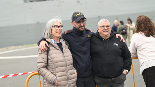 Base Naval de A Graña despedida de la Alvaro de Bazan F 101