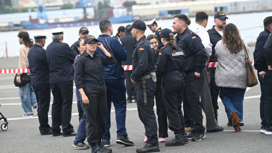 Base Naval de A Graña despedida de la Alvaro de Bazan F 101