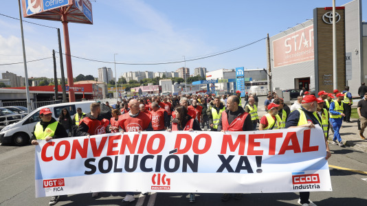 Huelga del metal en Ferrolterra