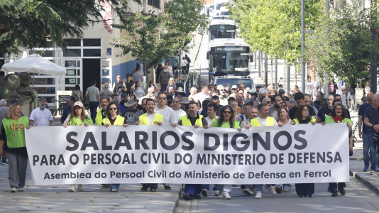 Manifestación persoal civil de Defensa