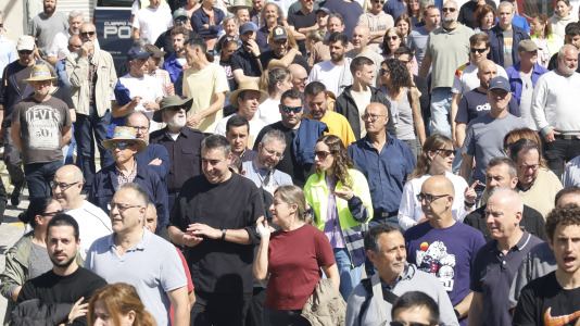 Manifestación persoal civil de Defensa