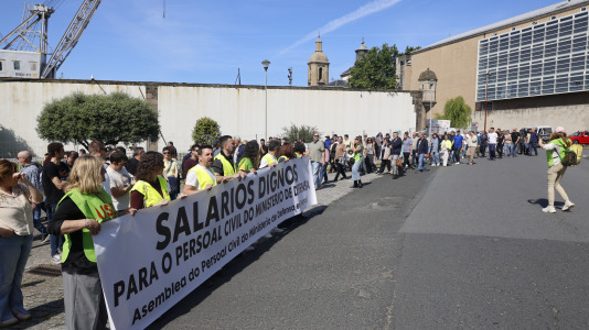 Manifestación persoal civil de Defensa