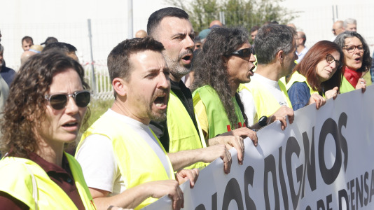Manifestación persoal civil de Defensa