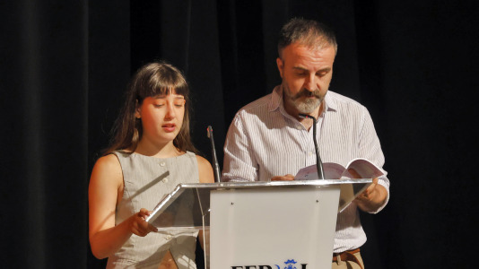 entrega de premios do certame literario Carmela Loureiro  Auditorio centro cultural Torrente Ballester