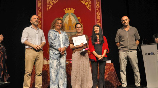 entrega de premios do certame literario Carmela Loureiro  Auditorio centro cultural Torrente Ballester