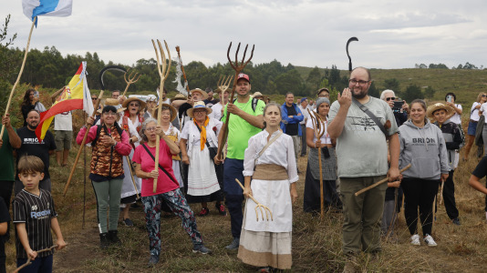 Batalla de Brión226 aniversario35ª marcha polos montes de Brión