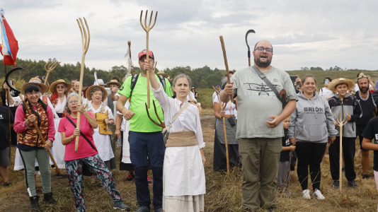 Batalla de Brión226 aniversario35ª marcha polos montes de Brión